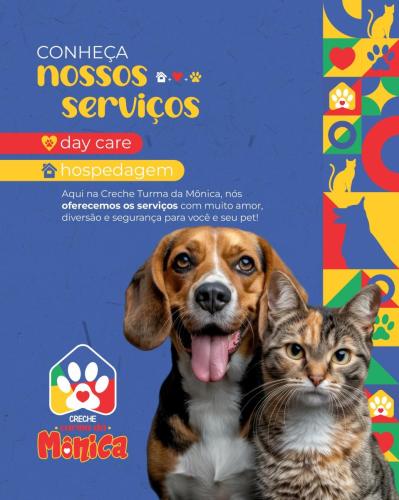 Turma da Monica Creche Hotel Pet